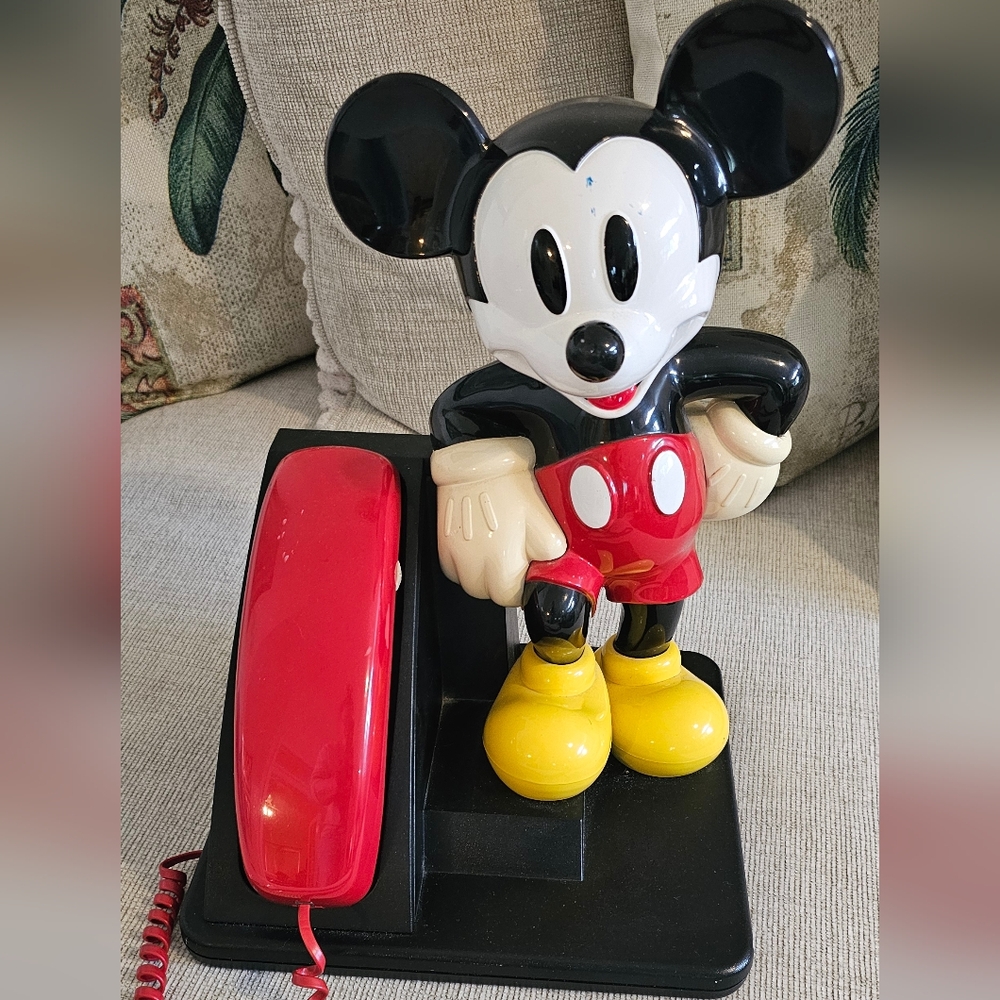 Mickey Mouse Red and Yellow  Phone